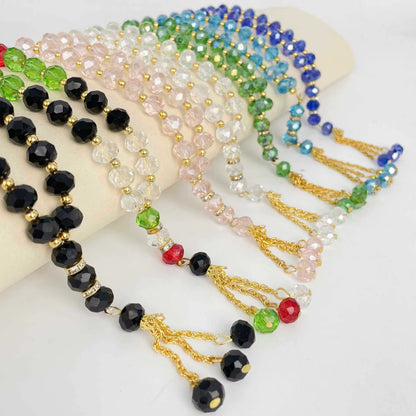 Muslim Prayer Quartz Beads - Multiple Color Beads for Islamic Prayers